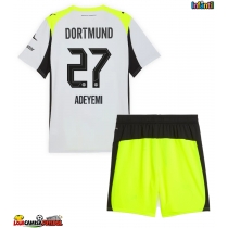 Camisa de Futebol Borussia Dortmund Karim Adeyemi #27 Equipamento Secundário Infantil 2025-26 Manga Curta (+ Calças curtas)